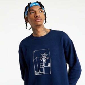 Adidas Dark Blue Sweatshirt with White Graphic